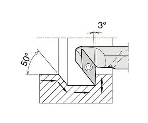 京セラ 内径加工用ホルダ A12MSVZCL0816AE