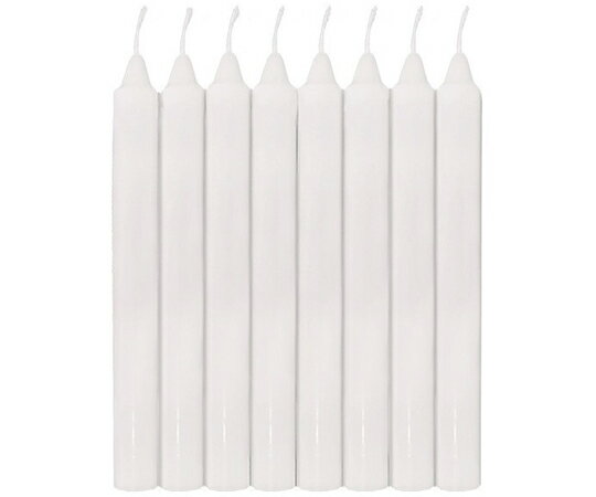 セーフラン安全用品 ホワイトローソク φ1.9×19.5cm 8本入 J2466