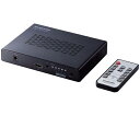エレコム ビデオウォールコントローラー HDMI(出力)4ポート メタル ブラック VSP-VWCHD14BK