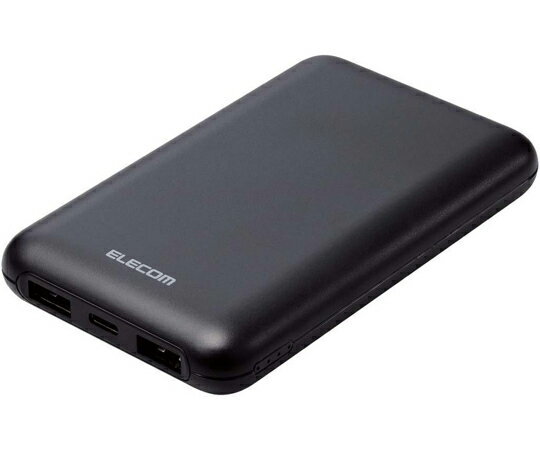 エレコム モバイルバッテリー リチウムイオン電池 薄型 USB PD 20W 10000mAh USB Type-C入出力1ポート ..