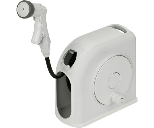 アイリスオーヤマ フルカバーホースリール スリムHG 10M ホワイト FSHG-10