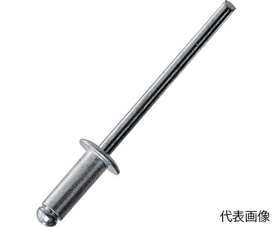 トラスコ中山 ブラインドリベット（アルミ/鉄） 4-4 80本入 AT-44A