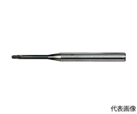 トラスコ中山 エンドミル 超硬ロングネックスクエアエンドミル2枚刃Φ1.4X6 AC40-TLNE2014-6