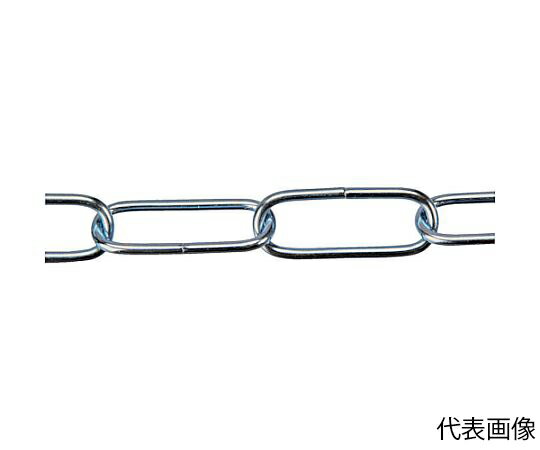 トラスコ中山 ユニクロチェーン 溶接無タイプ2.3パイ×5M TIL23-5M