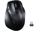 エレコム マウス EX-G PRO 右手専用 XLサイズ Bluetooth 無線2.4GHz 8ボタン 高速スクロール チルトホイール 抗菌 静音 充電式 ブラック M-XGXL50MBSKBK
