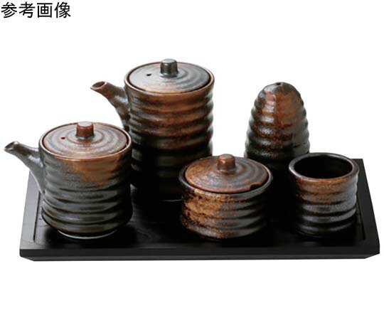 アズワン カスター卓上小物 焼締 醤油入（140mL） 0902-0059