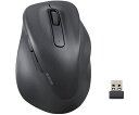 エレコム マウス EX-G 2023年モデル 右手専用 Lサイズ 無線2.4GHz 5ボタン ブラック M-XGL30DBSKABK
