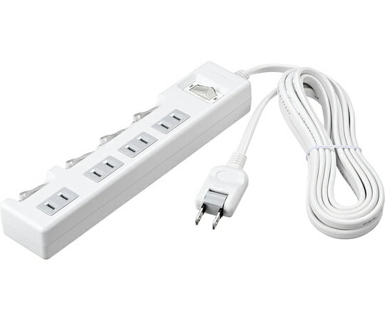 BUFFALO 2ピン式電源タップ 集中＆個別スイッチ/4個口/3.0m ホワイト BTWSWJT2430WH