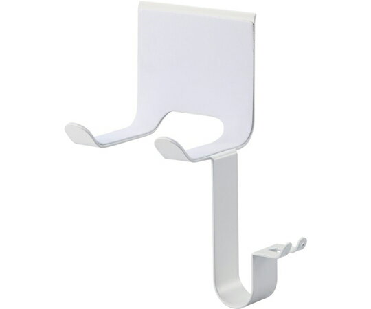 エレコム ドライヤーホルダー マグネットタイプ T字ドライヤー収納 折りたたみドライヤー収納 プラグキャッチャー付き ホワイト BA-HDHKMGAWH