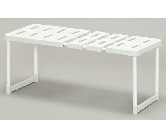 アイリスオーヤマ 伸縮押入れ整理棚 SOR-370(グレー)