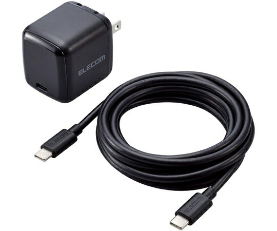 エレコム ノートPC用ACアダプター USB充電器 USB Power Delivery 65W USB-C1ポート C-Cケーブル付属 2...