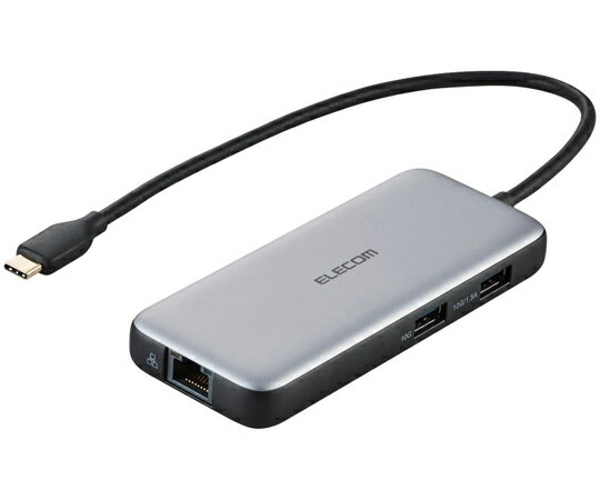 エレコム Type-C ドッキングステーション USB PD対応 USB 10Gbps×2 HDMI×1 充電用USB-C×1 データ転送用..