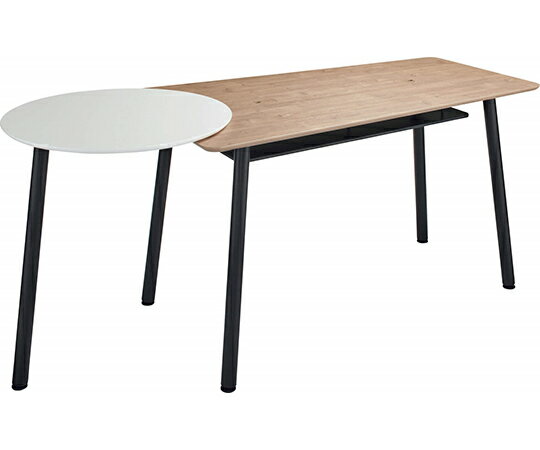 ライオン事務器 コミュニケーションテーブル〈アクティノ〉　ホワイト/オールドパイン ACT-H1810P-H90W