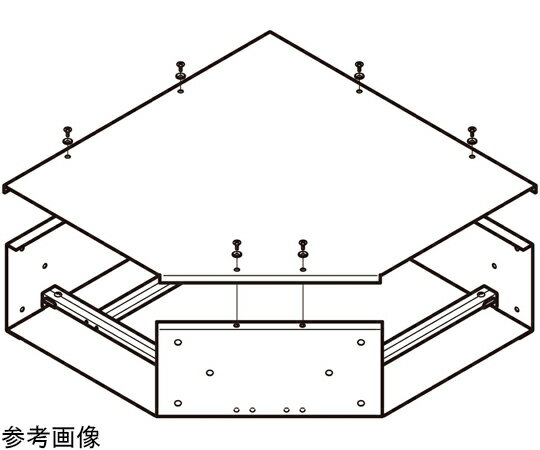 ネグロス電工 アルミダクトL形分岐 ADLK4010