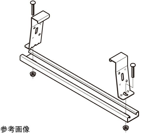 ●ラックカバーを底板として使用できます。●上下カバークランプ（CVCTB□）との併用で、ラックの上下にカバーを取り付けられます。入数:1個