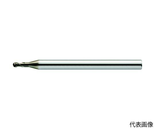 ユニオンツール HMGコート2枚刃高硬度材加工用ロングネックボール R0.05×有効長0.3×刃長0.08×首径0.095×全長45 HGLB2001-003