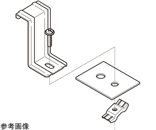 ネグロス電工 腐食防止振れ止め金具 1箱（10個入） 5ARSD1