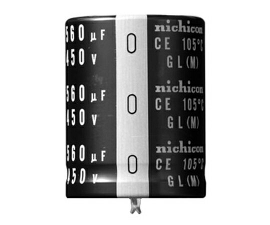 ニチコン アルミ電解コンデンサ スナップイン端子 390μF 450V dc 1袋（200個入） LGL2W391MELB40