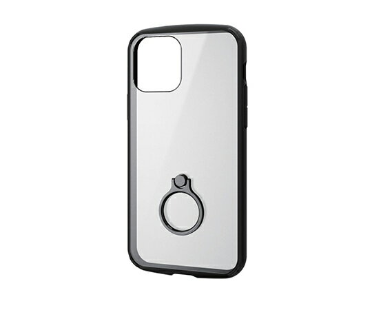 エレコム iPhone　12/iPhone　12　Pro用ハイブリッドケース　TOUGH　SLIM　LITE　フレームカラー　リン..