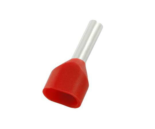 RS　Pro 棒端子 最大ワイヤサイズ 2 x 1.5mm2 最大ワイヤサイズ 2 x 16AWG 赤 ピン径 2.6mm 1袋（100個入） 178-8741