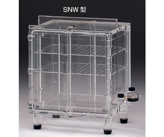 【大型品の為別途送料有】 サンプラテック アクリル真空デシケーター　SNW型 00227