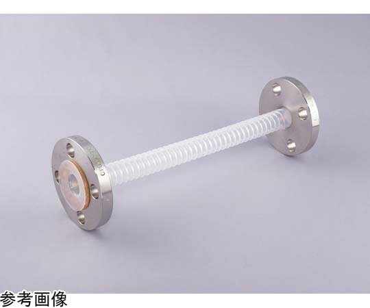 ニチアス ナフロン PFAプライアブルホースF（フランジ：SUS304） 10K×80A×1000L TOMBO No.9068-F