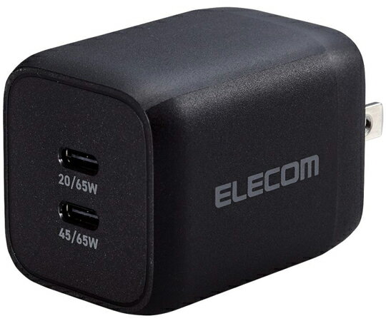 エレコム ノートPC用ACアダプター USB充電器 USB Power Delivery対応 PPS対応 Quick Charge 3.0対応 65..