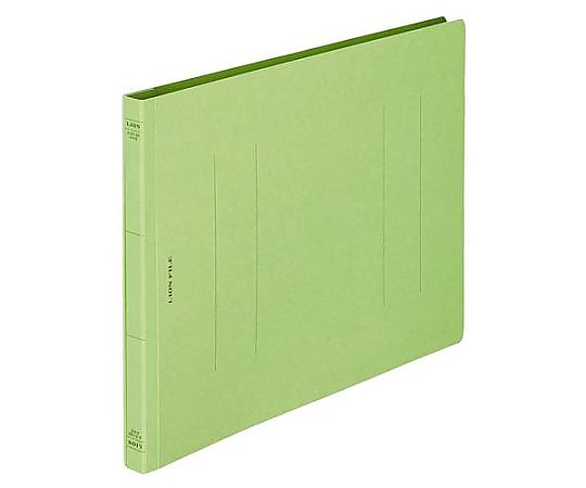 ライオン事務器 ヨコ型 フラットファイル(緑色/10冊) EA762CD-63