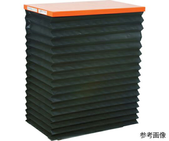 トラスコ中山 テーブルリフト 150kg 倍速タイプ 電動Bねじ式 200V 520×850mm 蛇腹付 HDL-H1558RTJ-22