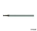 ユニオンツール HMGコート2枚刃高硬度材加工用ロングネックボール R0.25×有効長1.5×刃長0.4×首径0.49×全長45 HGLB2005-015