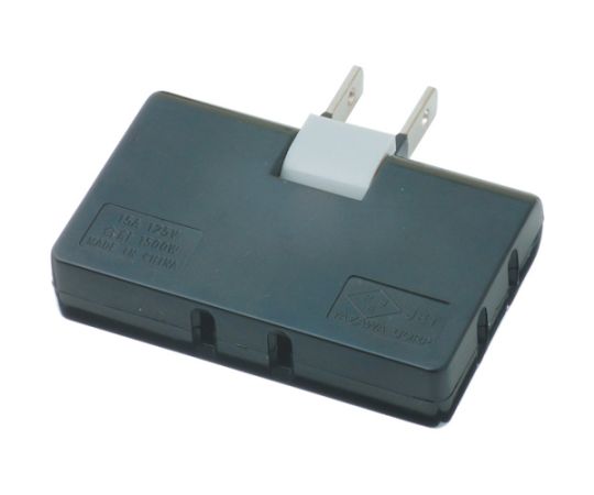 ヤザワコーポレーション 耐トラ付コーナータップ3個口黒 Y02C300BK