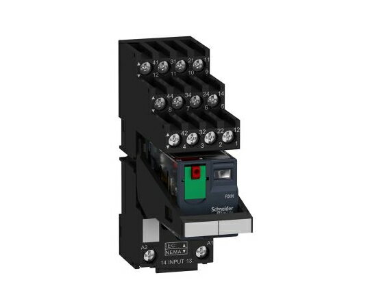 シュナイダーエレクトリック リレー 24V ac 4c接点 DINレールタイプ RXM4AB2B7PVS