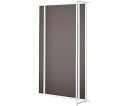 アズワンカタログ製品 UR壁面タイプ W120×H210cm 【連結 】【ホワイト枠×ダークブラウンパネル】 入数:1セット 61-14-2-4