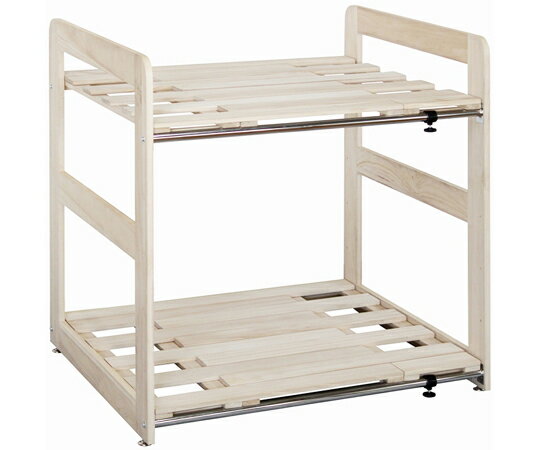 ミヤグチ企販 桐スノコ押入れフトン棚 2段 入数:1個 MOF-002