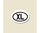 HEIKO タックラベルシール サイズ表示「XL」 12×17mm 546片 入数:1束(42片×13シート入) 007073178