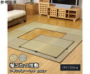 アズワン 堀こたつ対応 い草ラグ 『DX堀炬燵敷きピア』 ベージュ 約191×250cm(中抜き:約90×120cm) 1060960024303