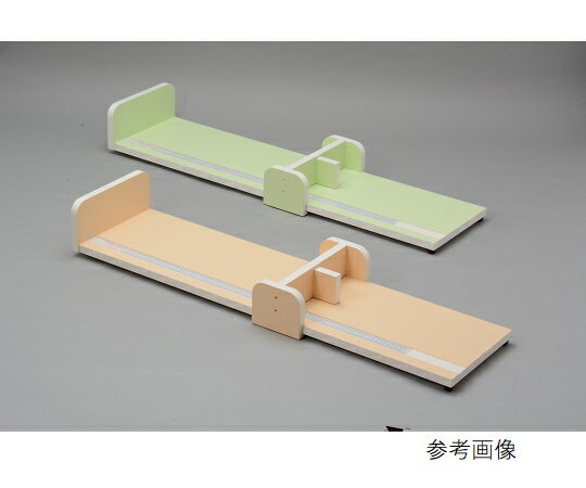 ツツミ ベッド型身長計 90cm カラーボードタイプ クリームイエロー 入数:1個 HJ-CY