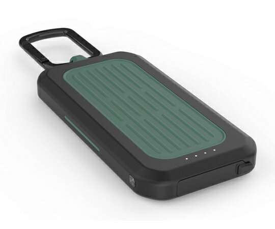 リーダーメディアテクノ モバイルバッテリー 10000mAh 防水防塵仕様 グリーン 6個セット 入数:1ケース(..