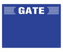アズワンカタログ製品 ゲート表示板 GATE 数字なし ヨコ 入数:1個 305-304