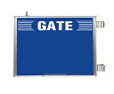 アズワンカタログ製品 突出し式ゲート標識 GATEセット 入数:1個 305-85