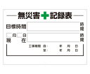 アズワンカタログ製品 無災害記録表の板のみ 時間 入数:1個 315-02A(4)