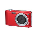 ベルソス コンパクトデジタルカメラ 1300万画素 レッド 入数:1台 S3300-VS-RD