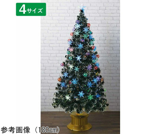 アズワンカタログ製品 スノーチップ ファイバークリスマスツリー 高さ210×幅90cm 入数:1本 38-27-1-4