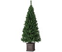 アズワンカタログ製品 スクエアベースクリスマスツリー スリム 高さ180cm 入数:1本 38-32-2-2