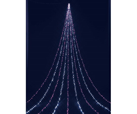 アズワンカタログ製品 LEDドレープライト(15m) ホワイト/ピンク 2304球 入数:1個 38-55-1-3