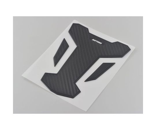 DAYTONA タンクパッド 軟質エンブレム 3ピース T1 カーボン調 1個 98318