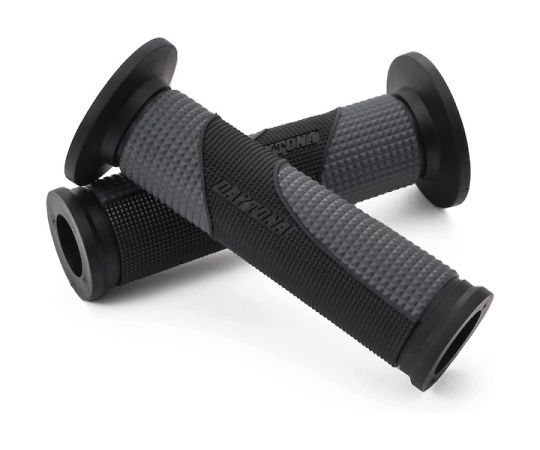 DAYTONA ハンドルグリップ GG-D-TAPERED-BASE ブラック×グレー 1個 25159