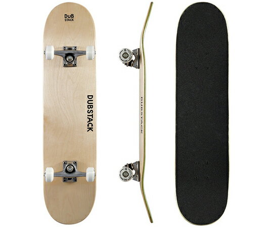 DUBSTACK スケートボード シリーズ スケートボード デッキ：32 * 8inch（メープルウッド）COLOR：Natur..