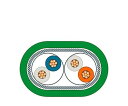 Siemens イーサネットケーブル Siemens イーサネットケーブル 500mm 緑 銅線束 プラスチックラミネートアルミホイル 1個 6XV18502LE50