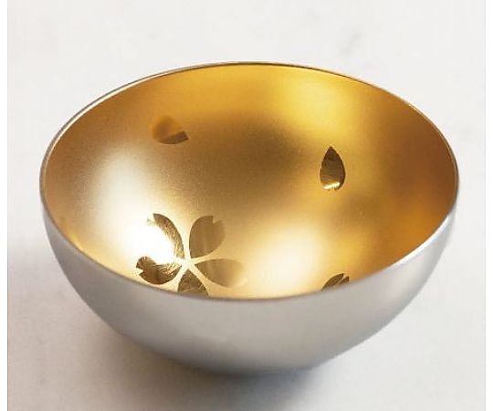 アズワンカタログ製品 ゆれるお猪口 しゅってんころりん 70mL ゴールド 1個 447153